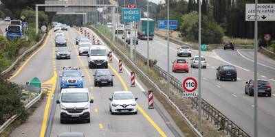 Le tunnel de Toulon sur l'A57 fermé ce lundi matin après un accident