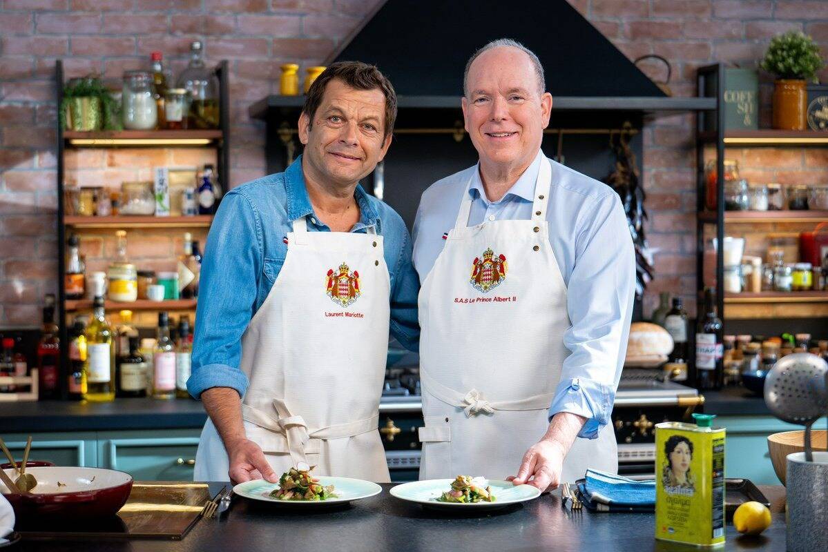 Le prince Albert II en cuisine avec Laurent Mariotte sur TF1 ce lundi midi