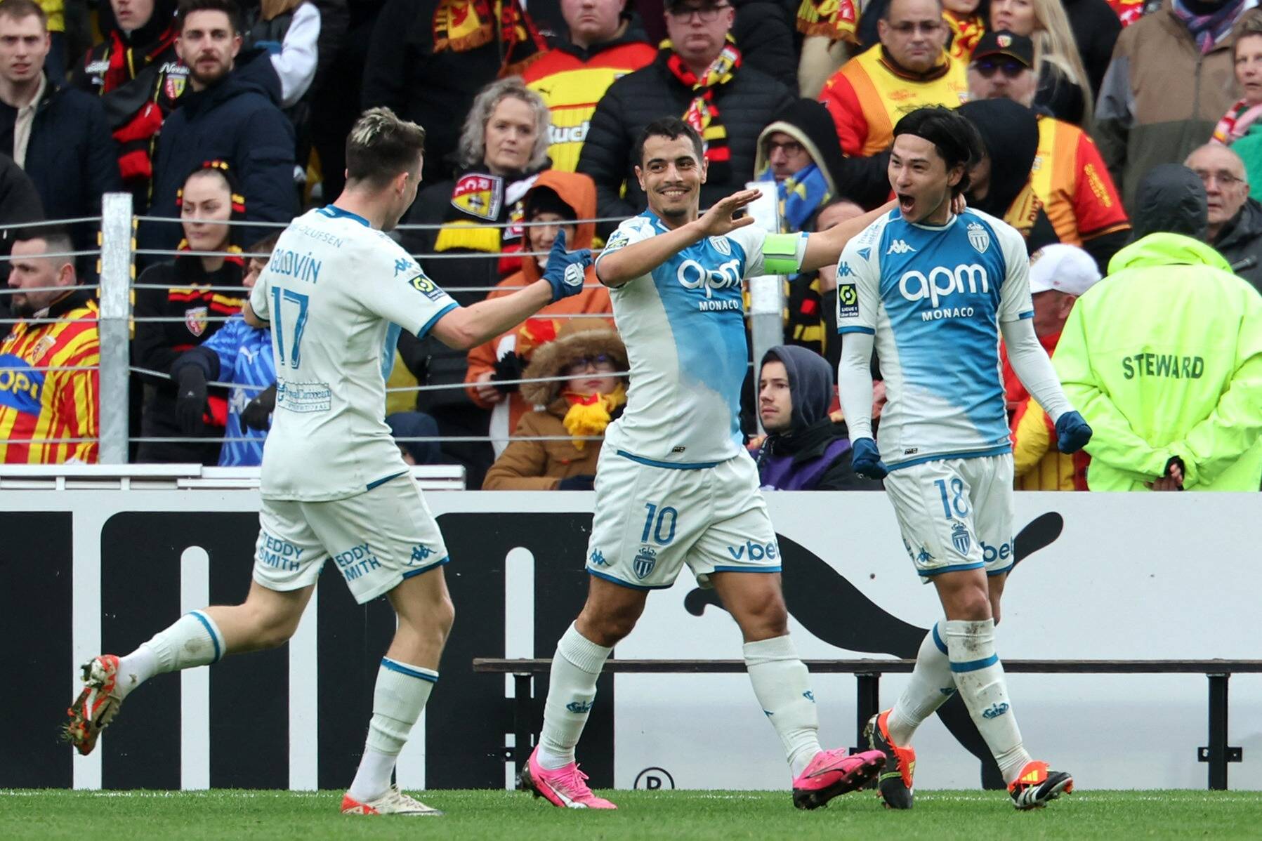 Minamino, malice et talent... Voici les notes des joueurs après la victoire de l'AS Monaco à Lens