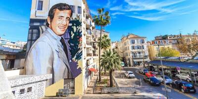 Une fresque en hommage à Belmondo inaugurée à Cannes