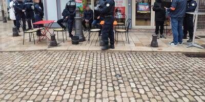 Déploiement impressionnant des forces de l'ordre dans le centre-ville de Brignoles