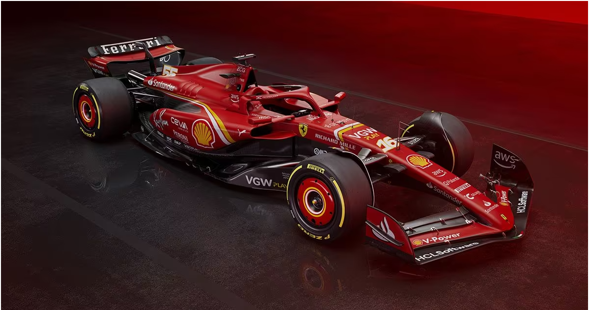On vous présente la nouvelle Ferrari de Charles Leclerc pour la saison 2024 qui s'ouvre dans quelques semaines