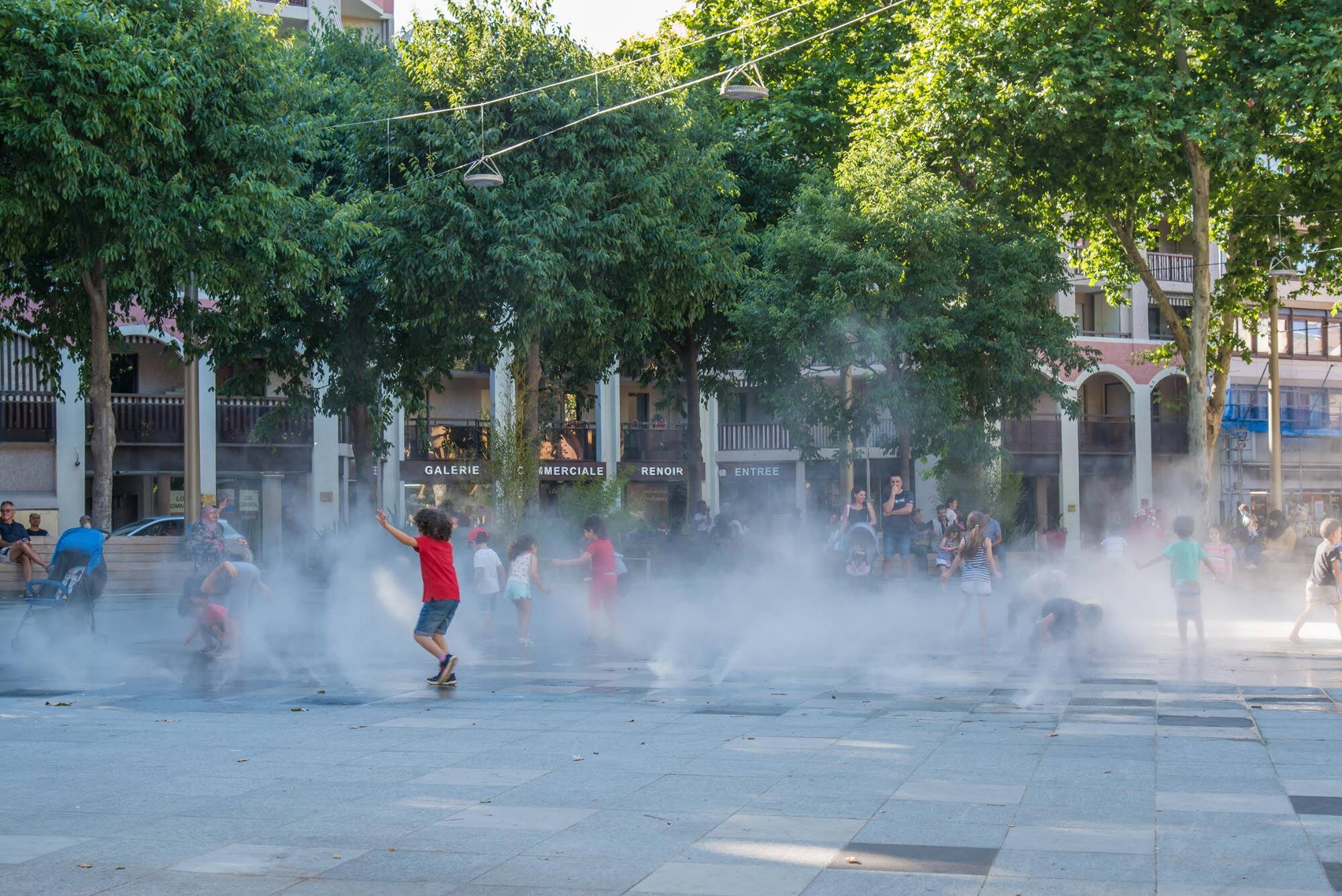 À Cagnes-sur-Mer, les brumisateurs de la place De-Gaulle vont reprendre du service à partir de samedi