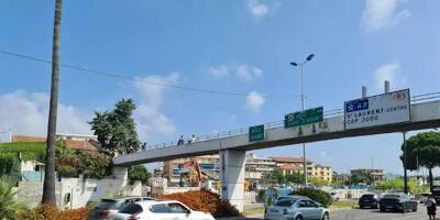 Les usagers ne "comprennent pas l'utilité" de retirer de la passerelle piétonne au profit de feux tricolores à Saint-Laurent-du-Var