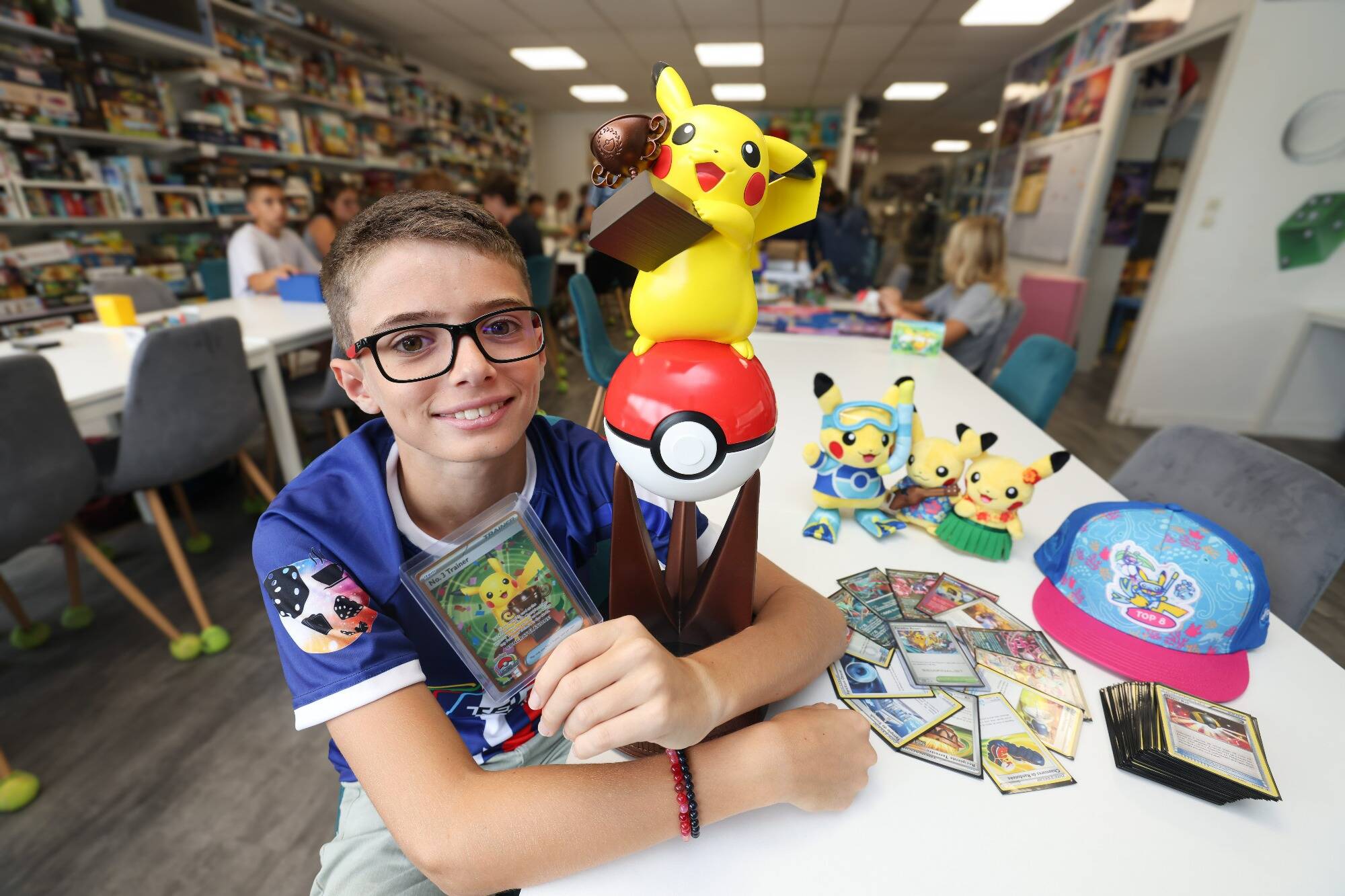 À 12 ans, cet Azuréen a décroché la 3e place en Juniors au Mondial du jeu de cartes Pokémon à Honolulu