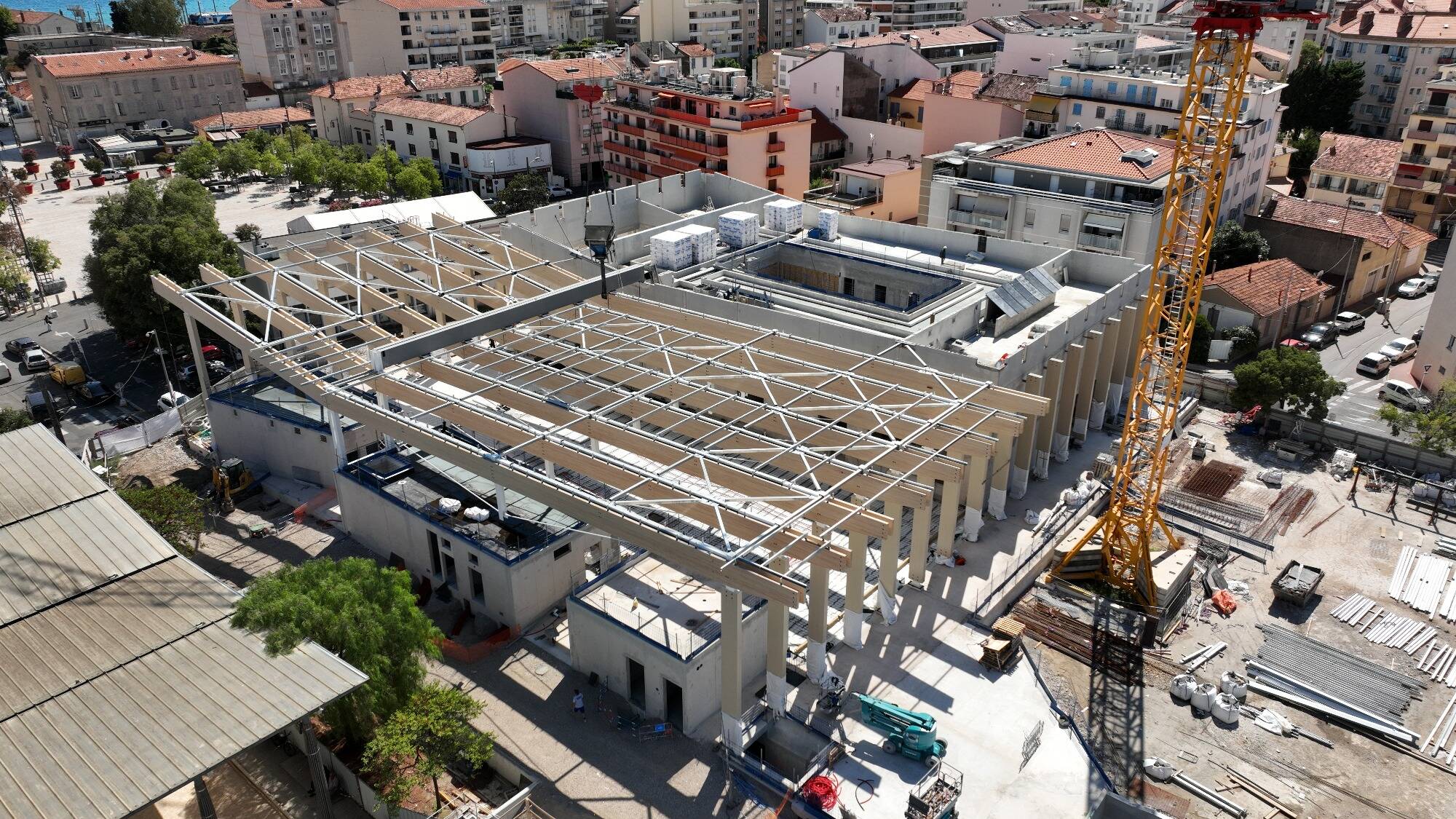 On a visité le chantier XXL de Bocca Centre à Cannes: immersion dans un bâtiment multifonctionnel en construction