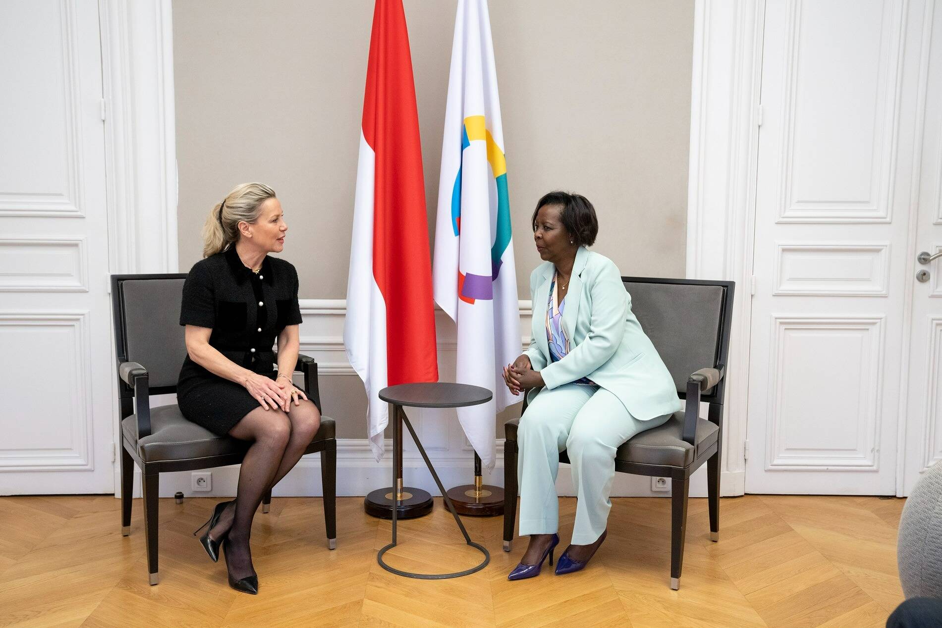 L'ambassadrice de Monaco en France a présenté ses lettres de créance à la Secrétaire générale de la Francophonie