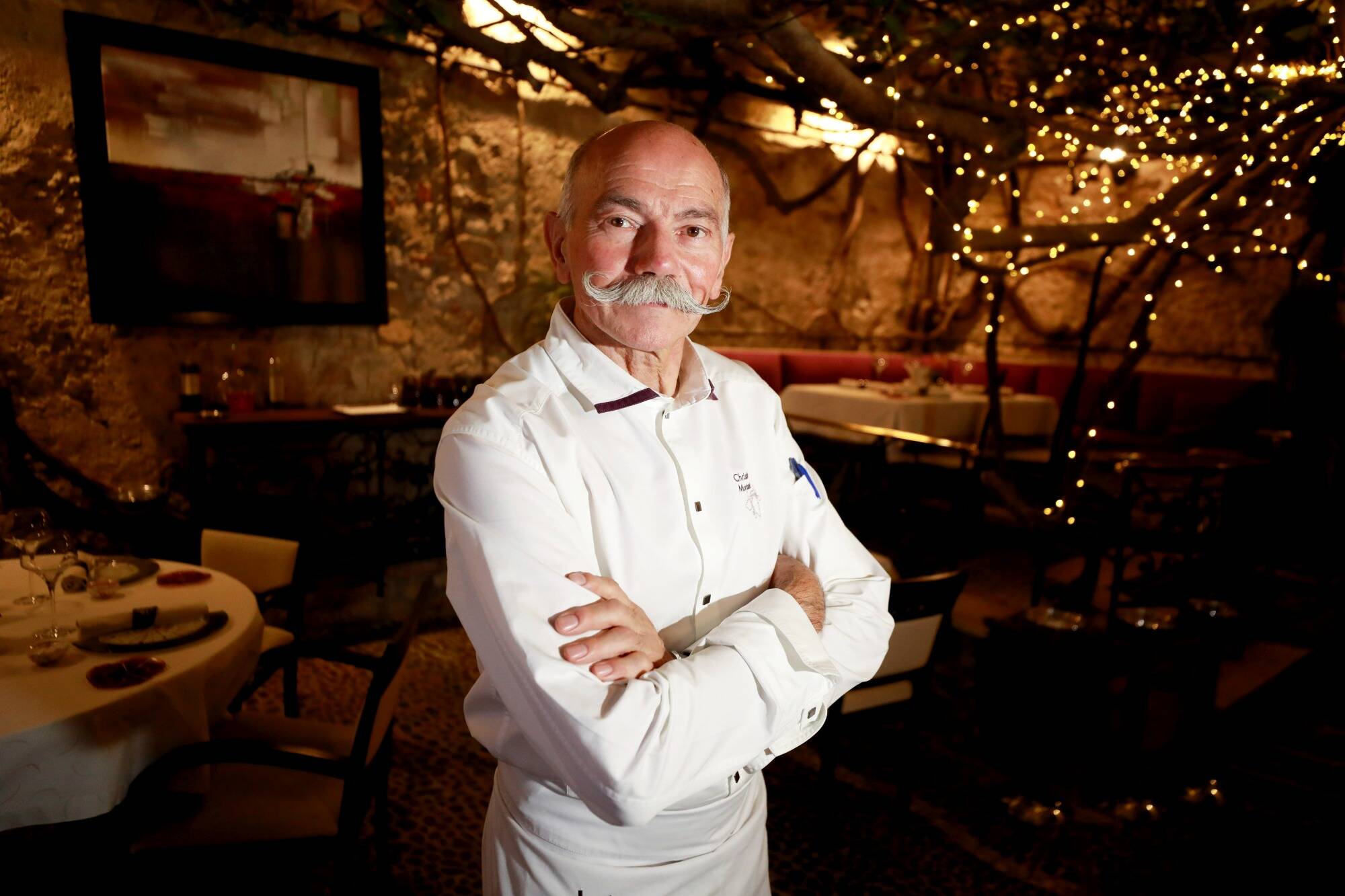Christian Morisset le chef du Figuier de Saint-Esprit, à Antibes, célèbre les quinze ans de son restaurant étoilé