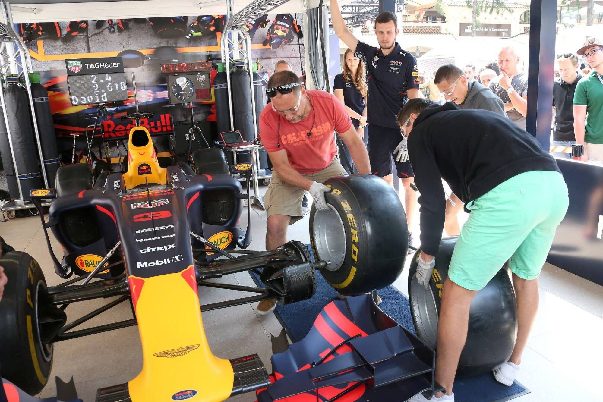 80e Grand Prix de Monaco: Tentez de battre le record du monde de changement de roues sur une vraie monoplace