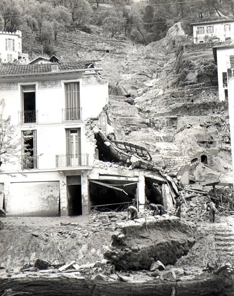 Pluies diluviennes, glissements de terrain et coulées de boue... Il y a 70 ans, la catastrophe de menton