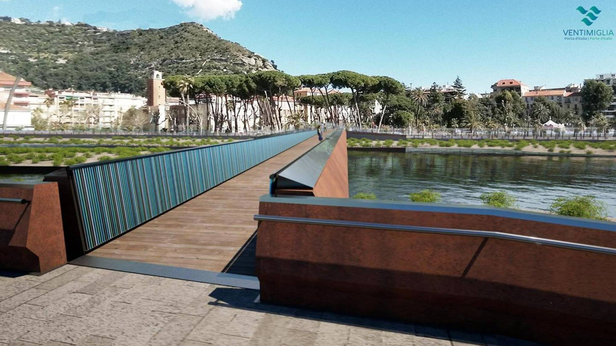 La future reconstruction de la passerelle de Vintimille, détruite par la tempête Alex, franchit une étape majeure (et Monaco y participe)