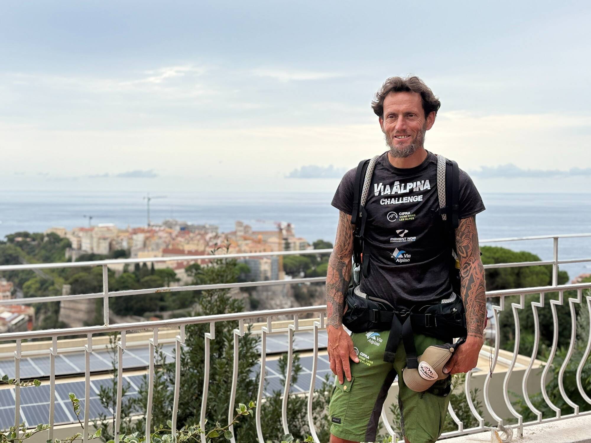 "La marche finit par polir les émotions": Patrice Ponza boucle les 2.200 km de la Via Alpina et raconte son périple jusqu'à Monaco