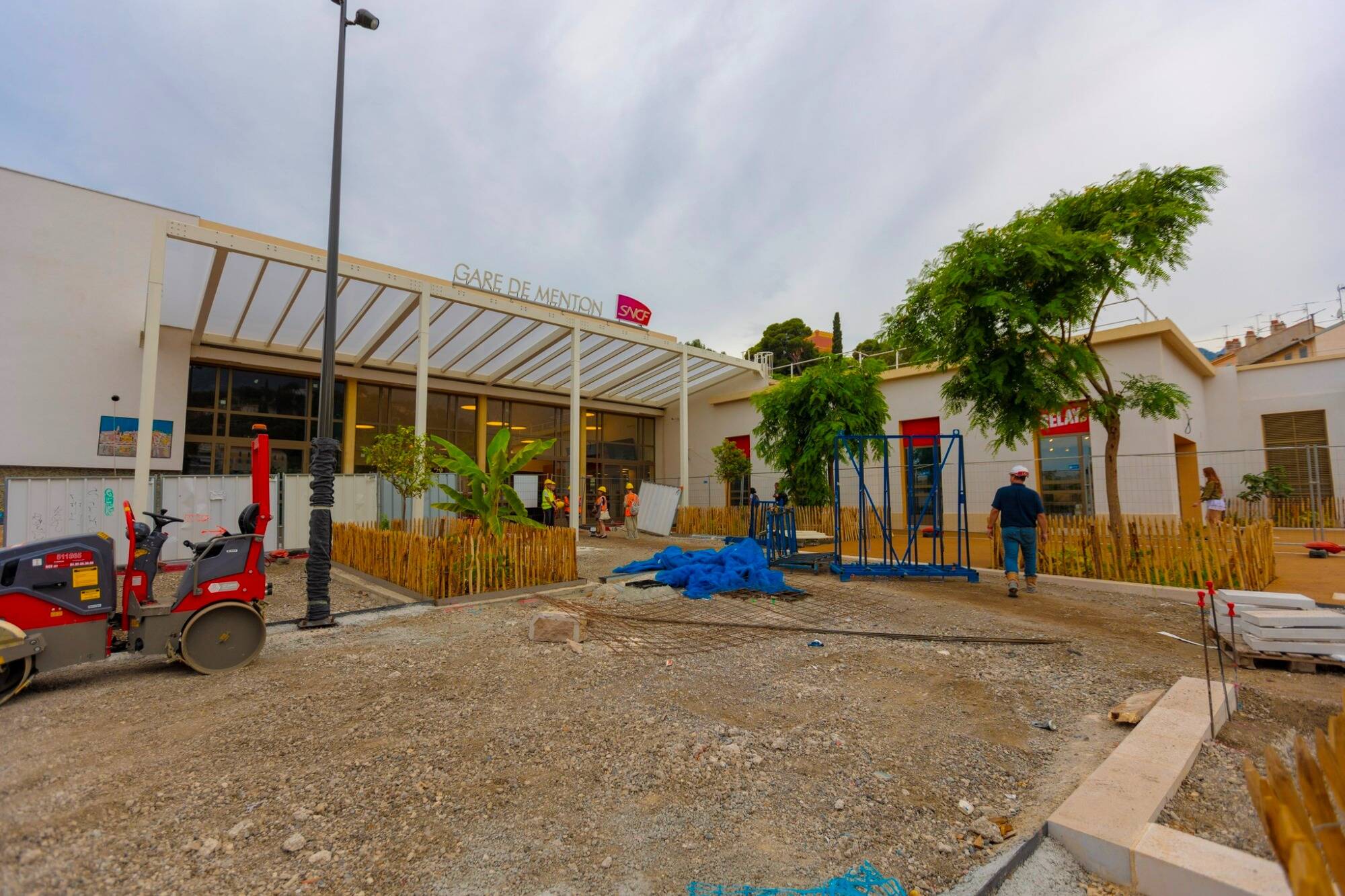 Le chantier du futur pôle d'échange multimodal de Menton entre dans sa dernière phase