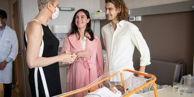 La princesse Charlène rend visite aux nouvelles mamans à la maternité du CHPG à Monaco