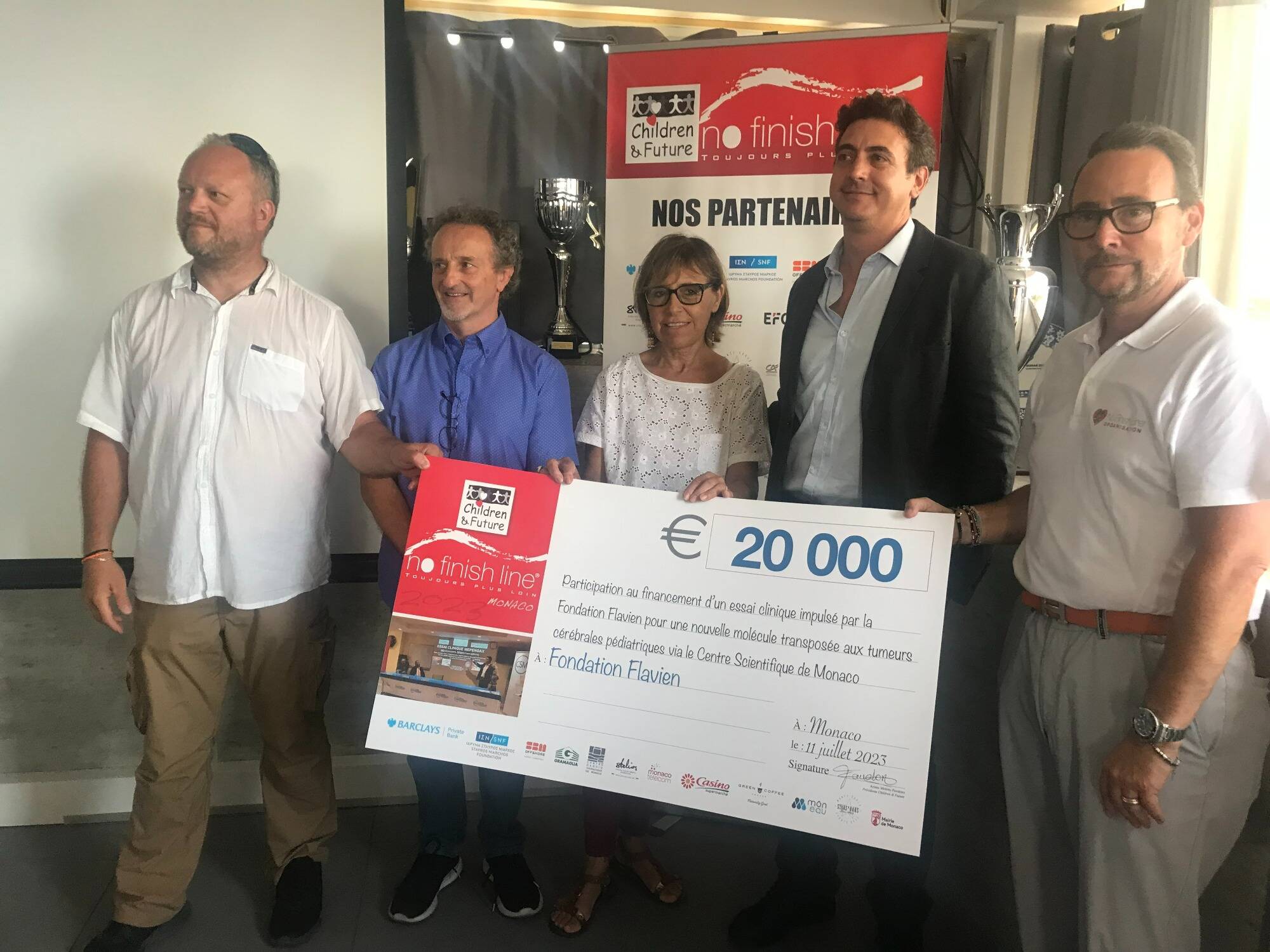 Grâce à la No Finish Line de Monaco, plus de 250.000¬ ont été distribués aux associations 