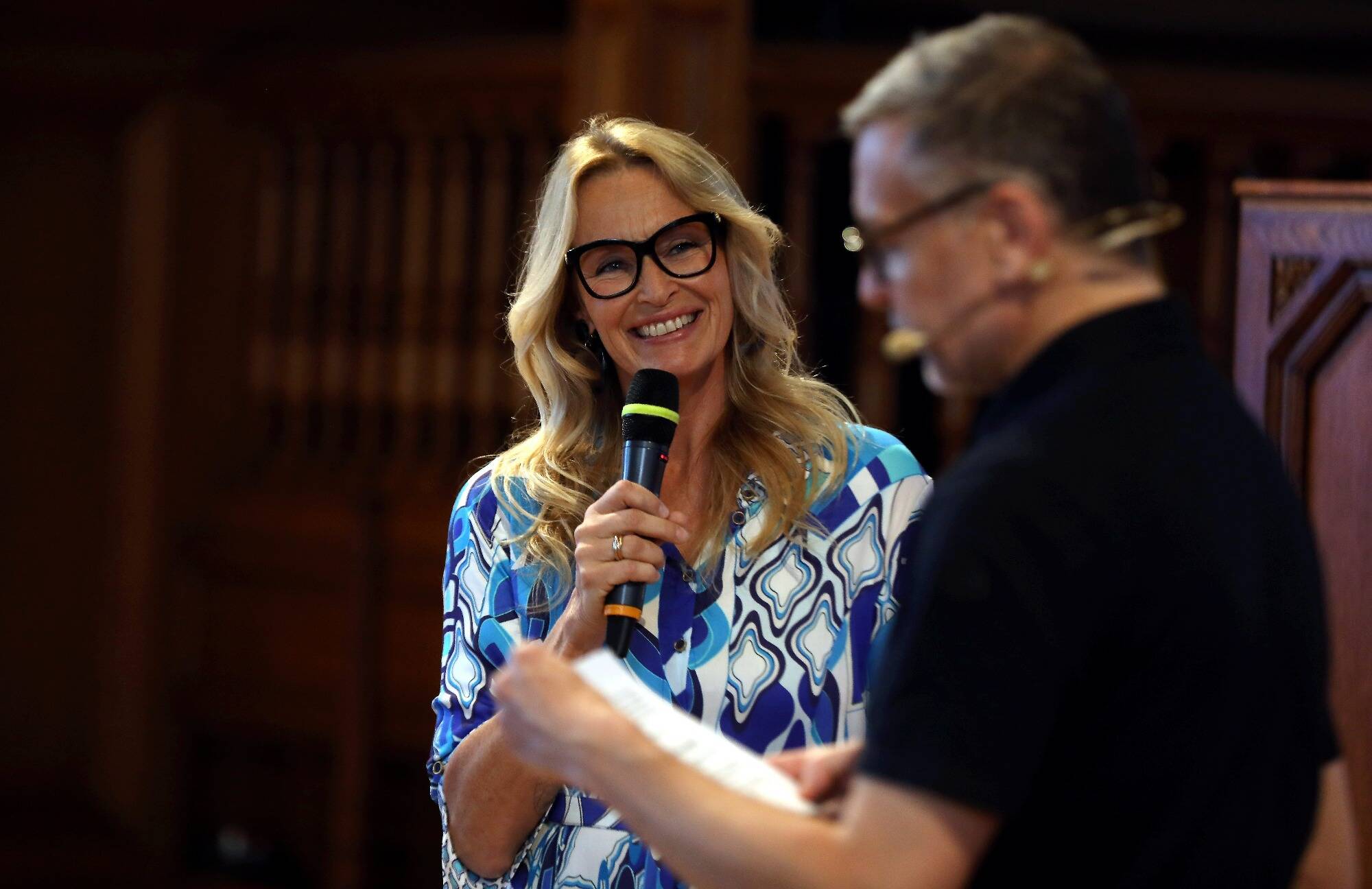 "Les enfants sont des passeurs de messages": les confidences d'Estelle Lefébure à l'issue du 10e concours "Océano pour tous" à Monaco