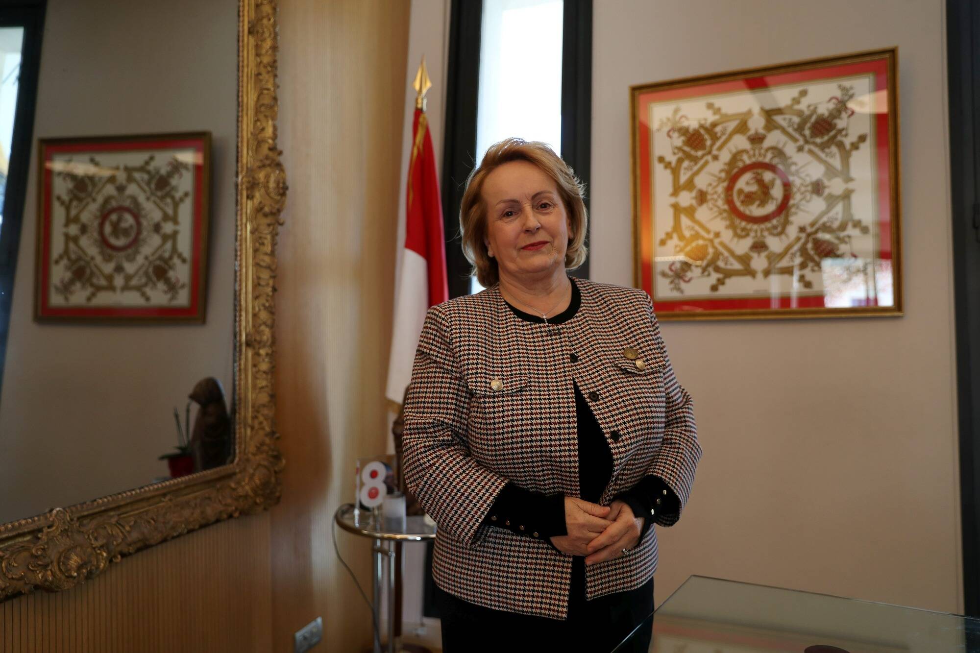 "Je reste sereine et au travail": Après un an de mandat, Brigitte Boccone-Pagès défend sa place à la tête du Conseil national