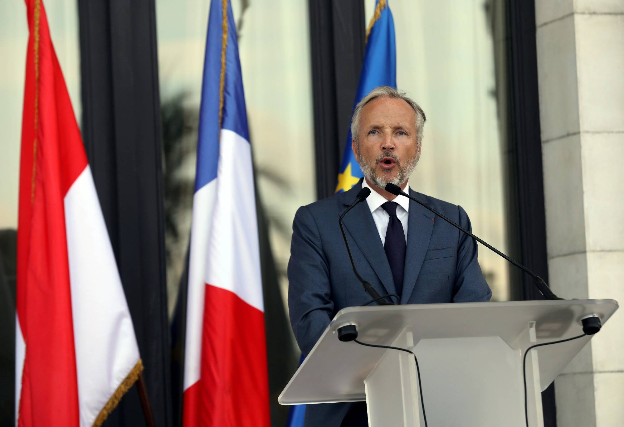 L'ambassadeur de France à Monaco Jean d'Haussonville annonce une "visite d'État de retour" du prince Albert II en France pour 2026