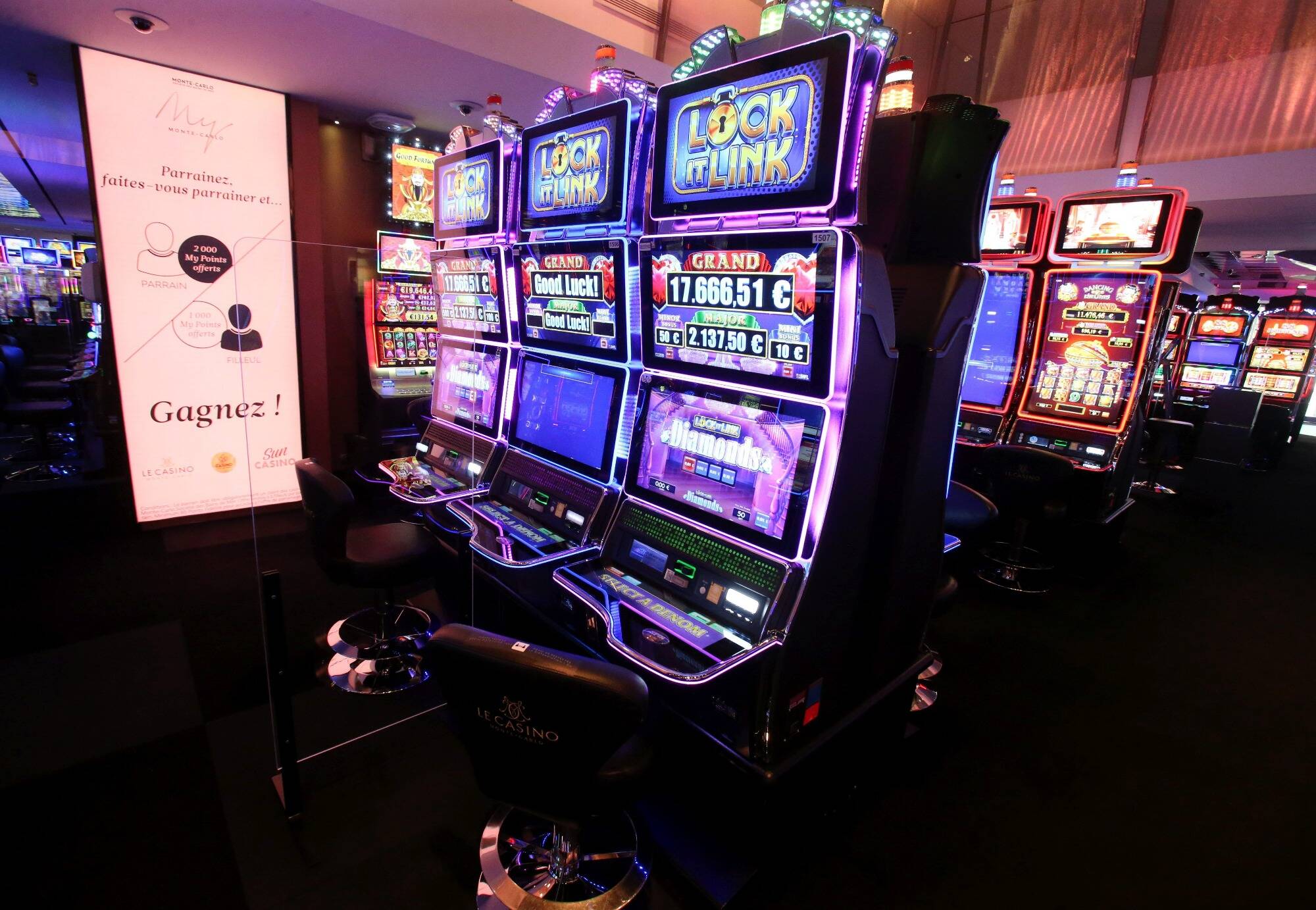 Il mise 3 euros au casino et remporte deux jackpots à quelques heures d'intervalle