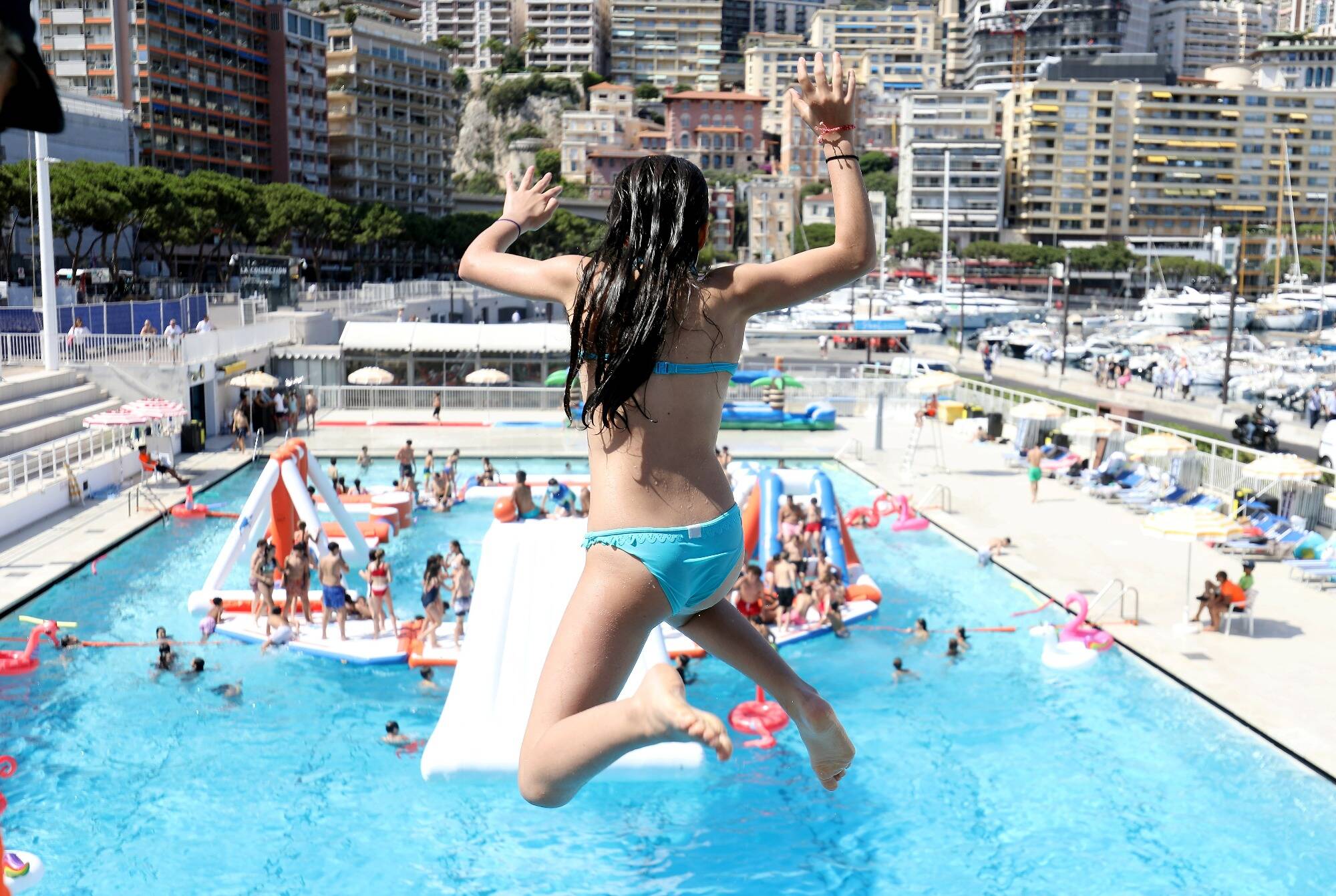 Structures gonflables, DJ... Retour en images sur la 8e Splash Party à Monaco