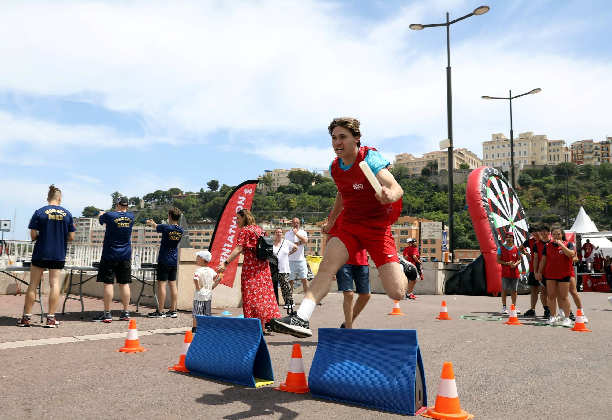 Pour son centenaire, l'AS Monaco omnisport a organisé une grande Fête du sport sur le port Hercule