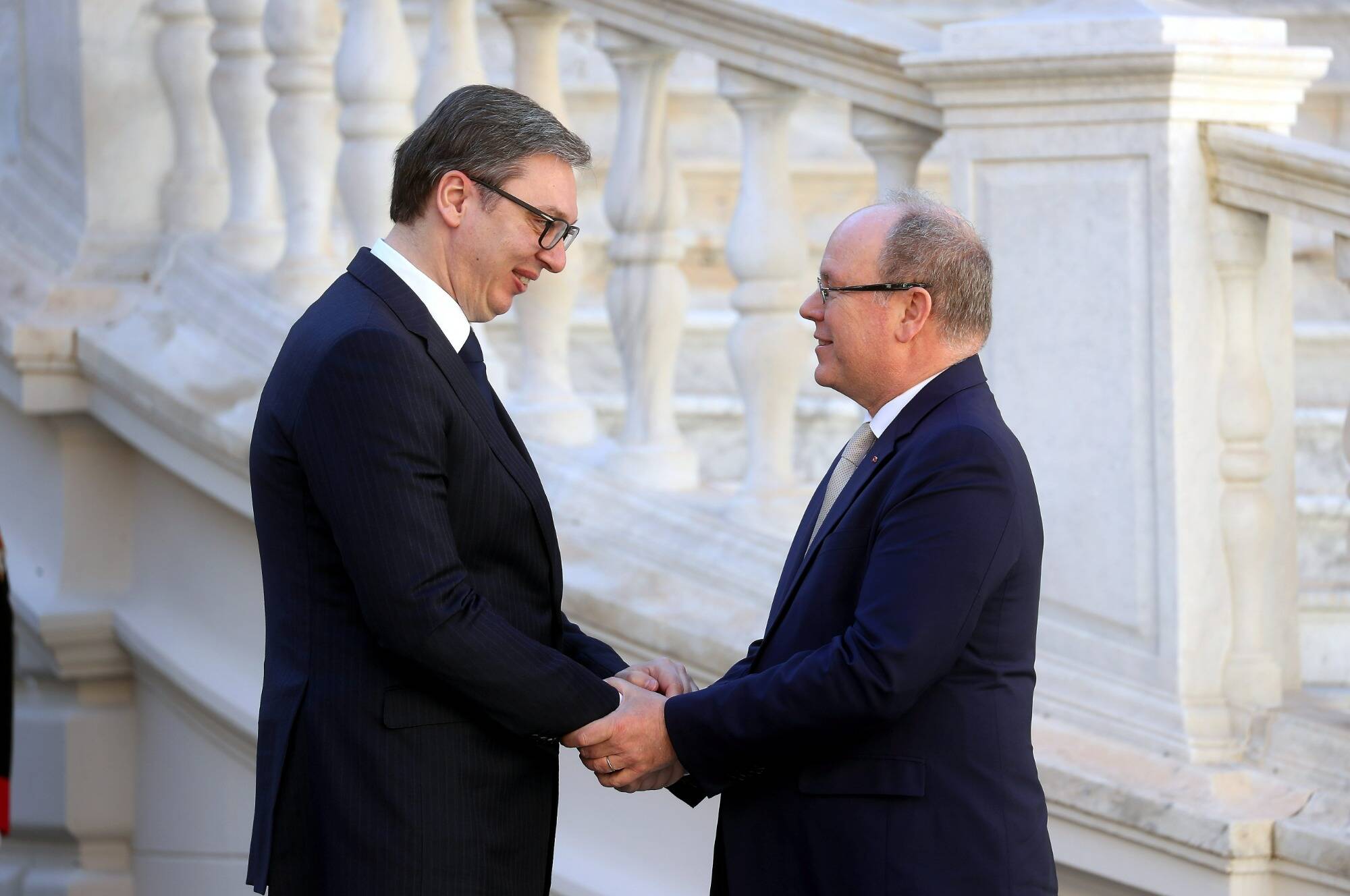 "Le prince Albert II est un sachant qui parle au monde entier", estime le Président serbe en visite en Principauté