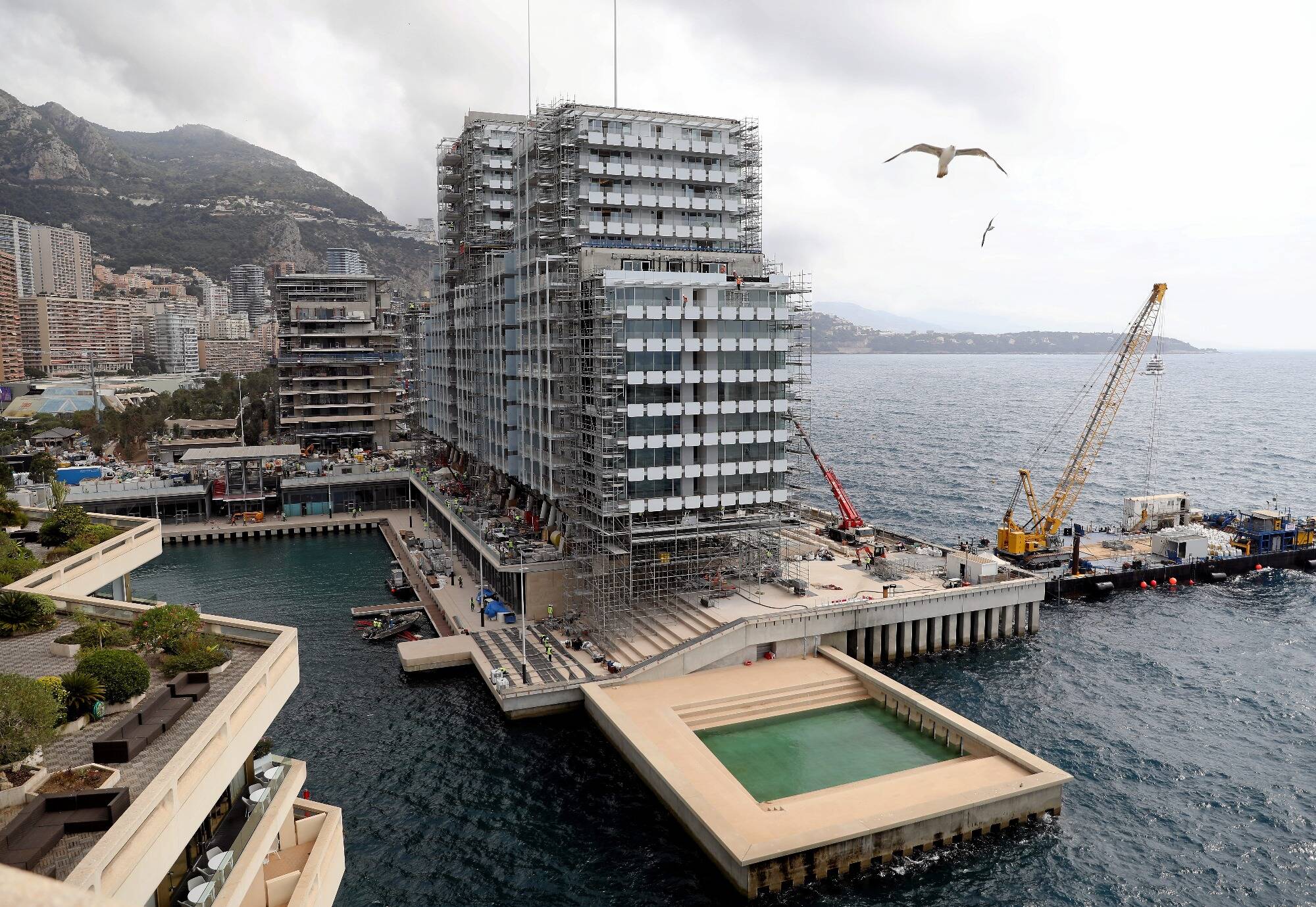 La SBM va ouvrir le plus grand restaurant du quartier Mareterra sur l'extension en mer de Monaco