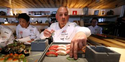 Dix spécialistes de la gastronomie nippone se sont affrontés pour le championnat d'Europe de sushi à Monaco