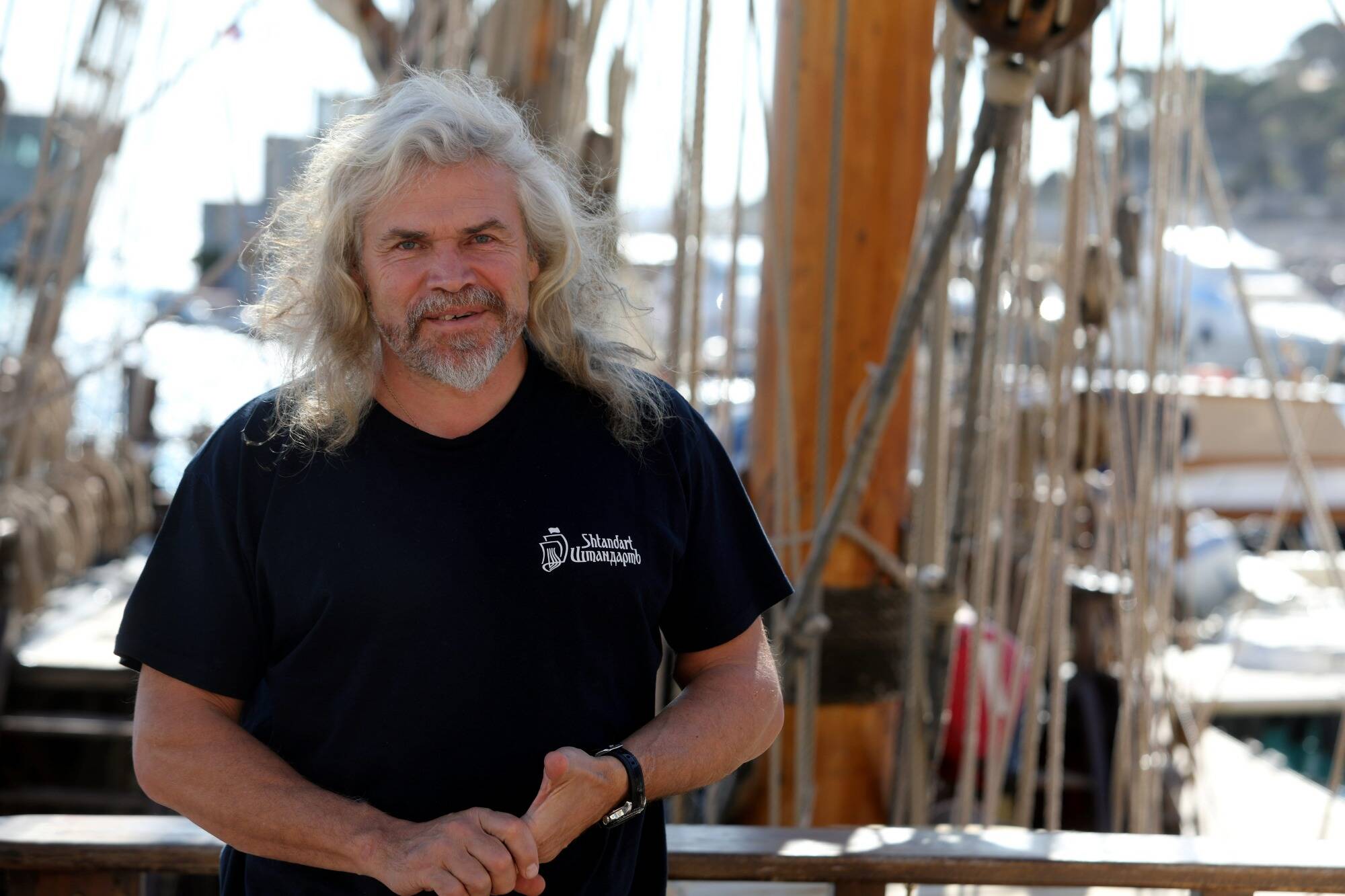 En escale à Cap-d'Ail, le capitaine d'un vieux gréement russe fermement opposé à la guerre en Ukraine