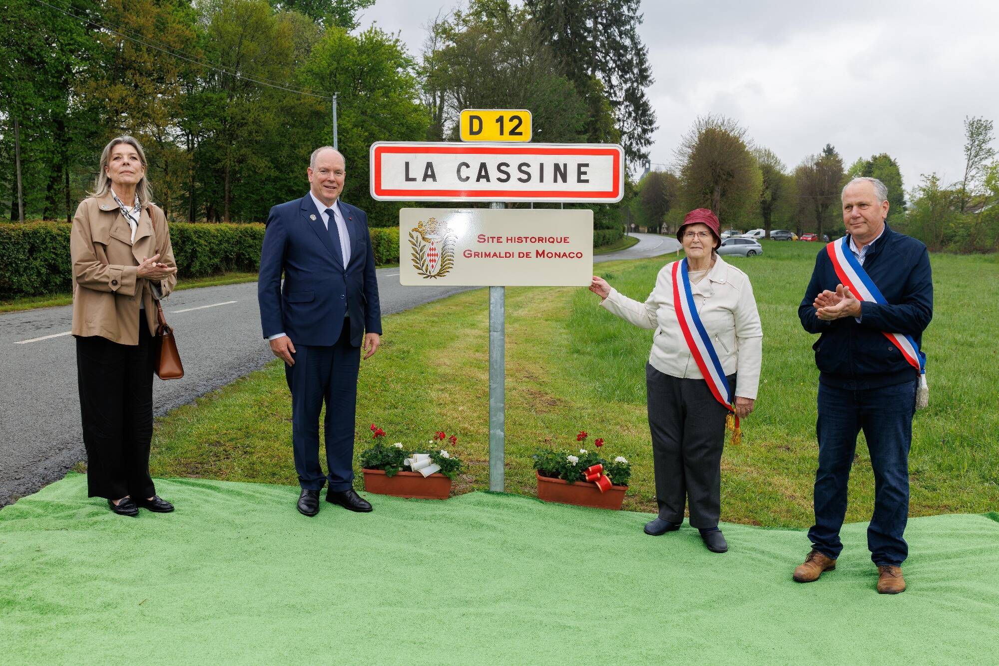 Le prince Albert II et la princesse Caroline dans les Ardennes sur les traces de leurs aïeux