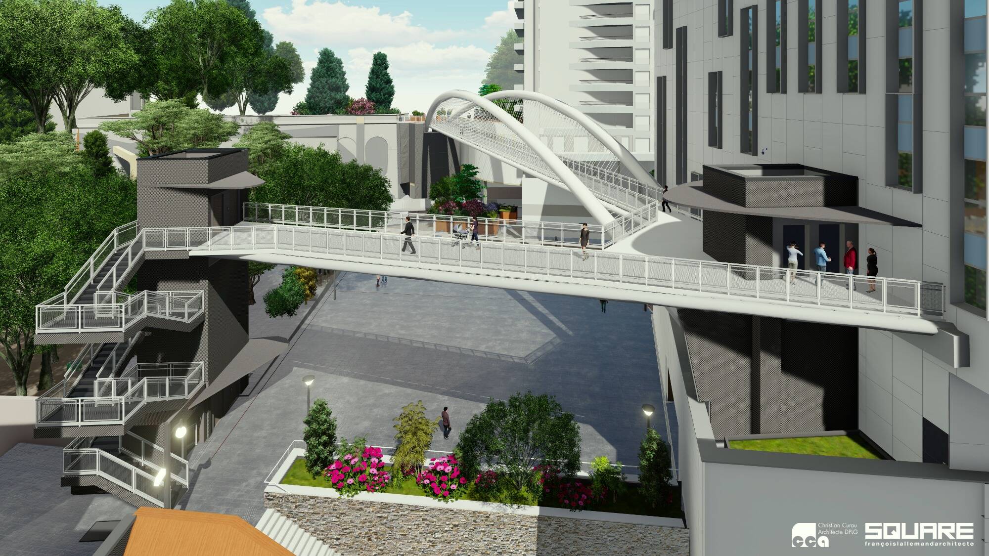 La passerelle de "Fontvieille" devrait être mise en service en juin 2025