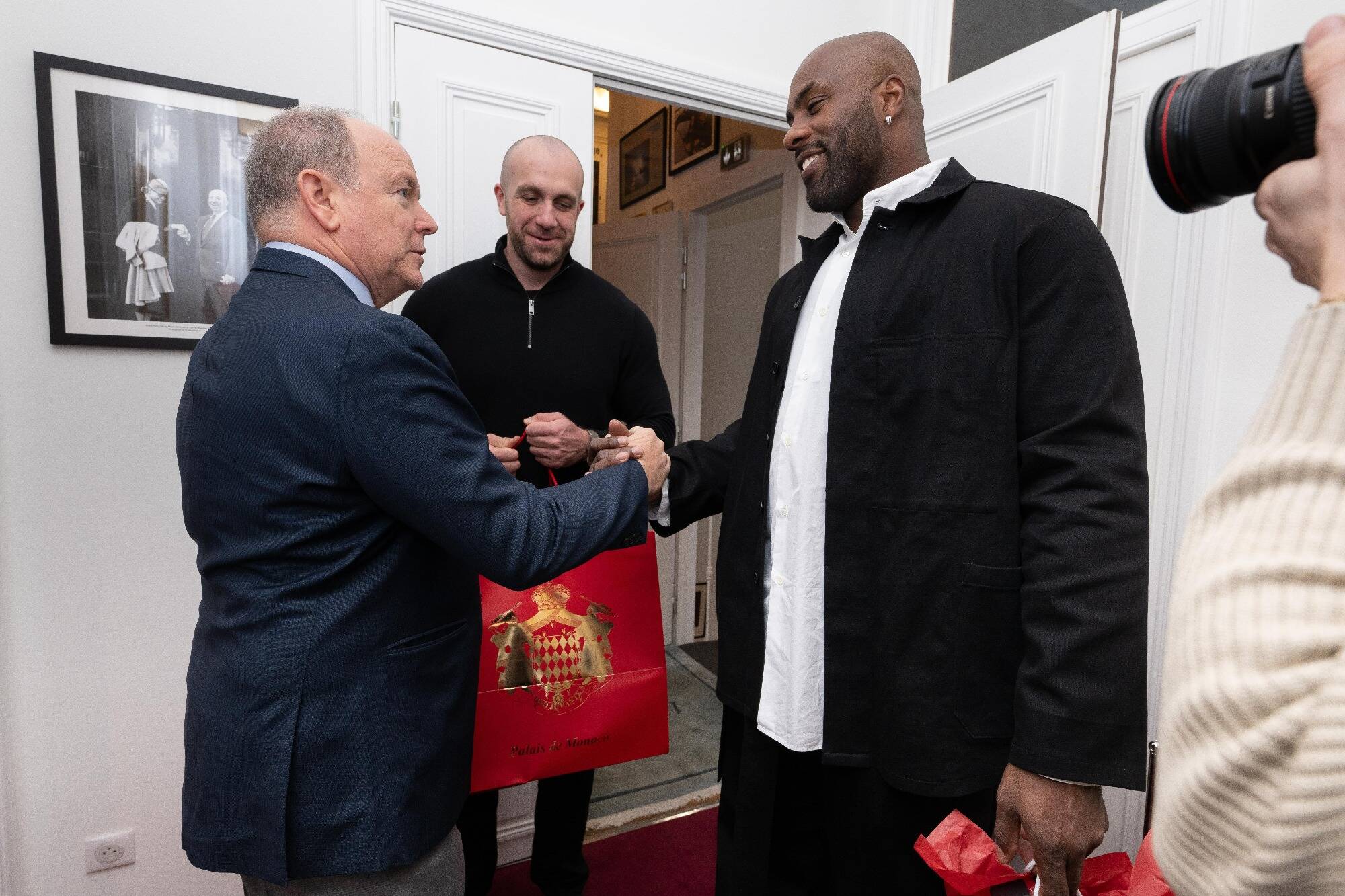GMK fait découvrir "son" Monaco à Teddy Riner avec la complicité du prince Albert II
