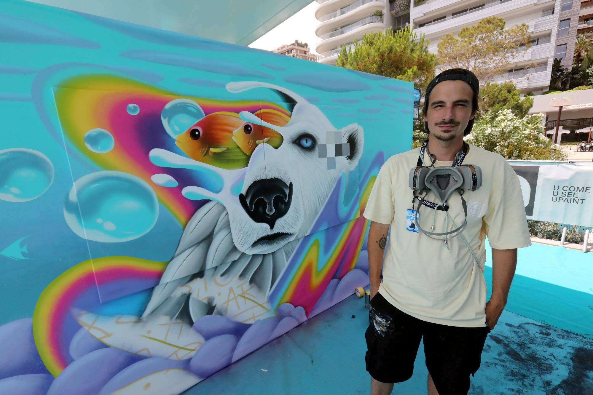 Voici les messages de six street-artistes en faveur de l'océan au 9e festival "UPAINT" à Monaco