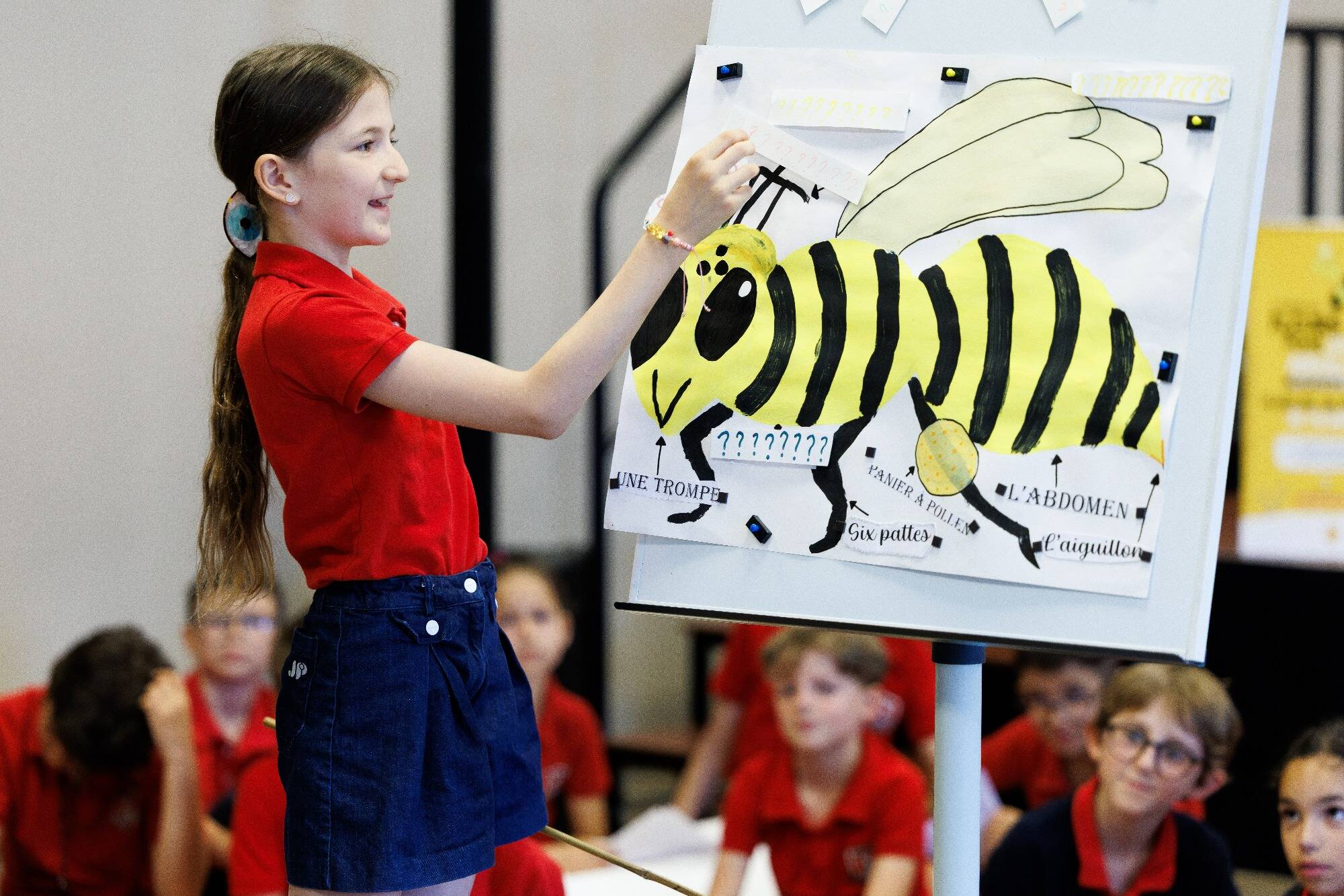 Affiches, quiz, bandes dessinées... Des écoliers de Monaco sensibilisés sur le rôle des abeilles dans la biodiversité