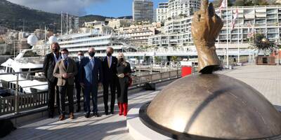 Cette oeuvre qui symbolise la lutte contre le dopage à Monaco