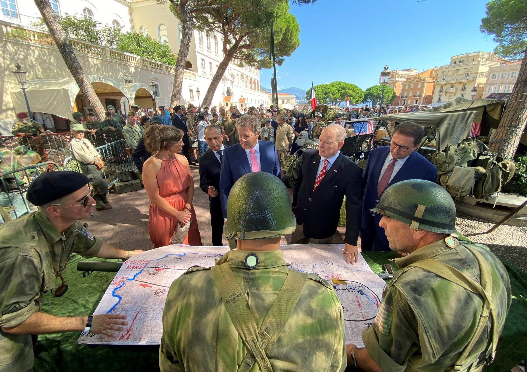 Pour le 80e anniversaire de sa libération le 3 septembre 1944, Monaco s'est associée à l'US Army