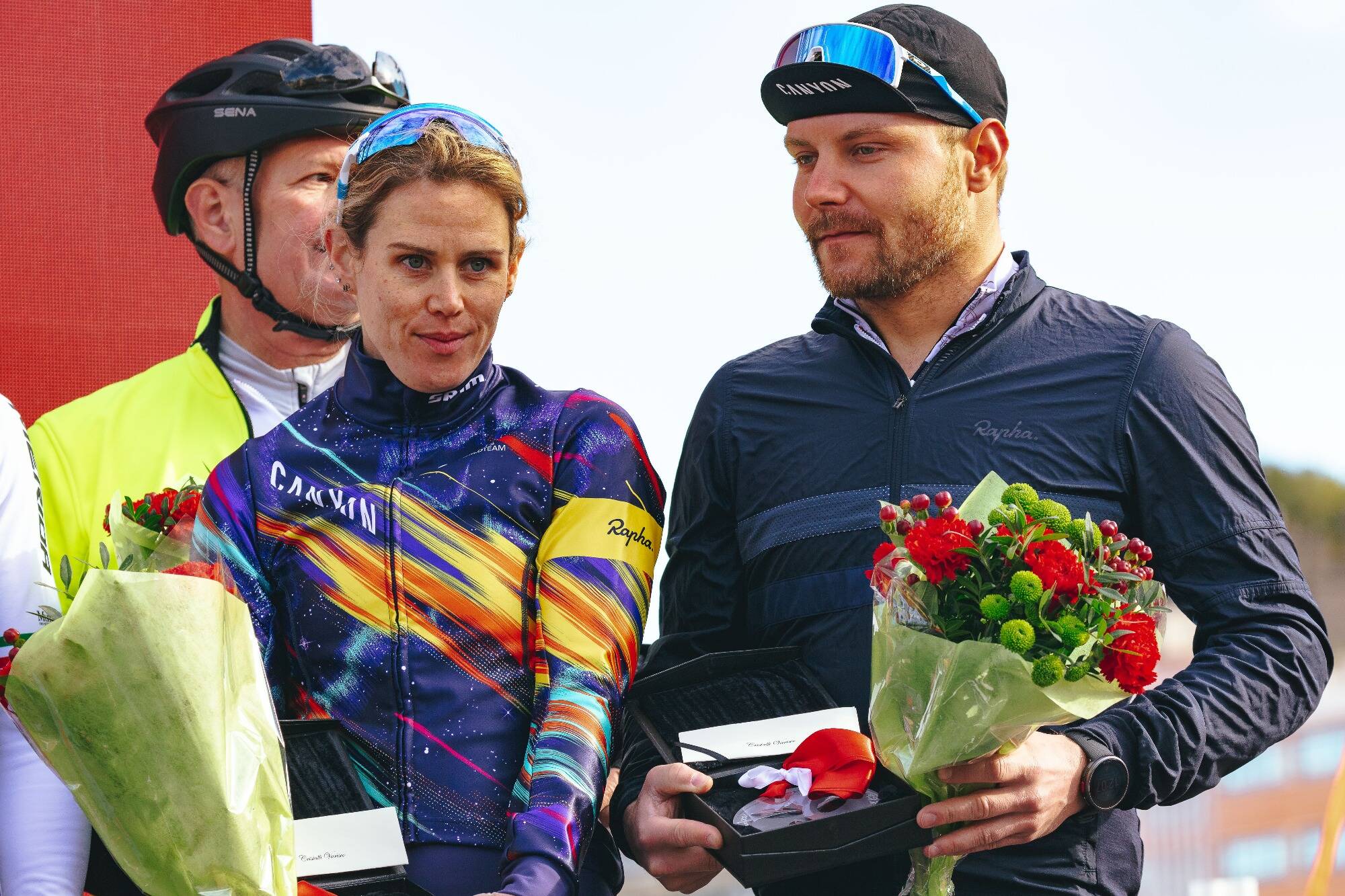 Passionné de cyclisme, le couple Valtteri Bottas-Tiffany Cromwell soutient la 3e édition de Beking Monaco qui tend "à changer les habitudes des gens"