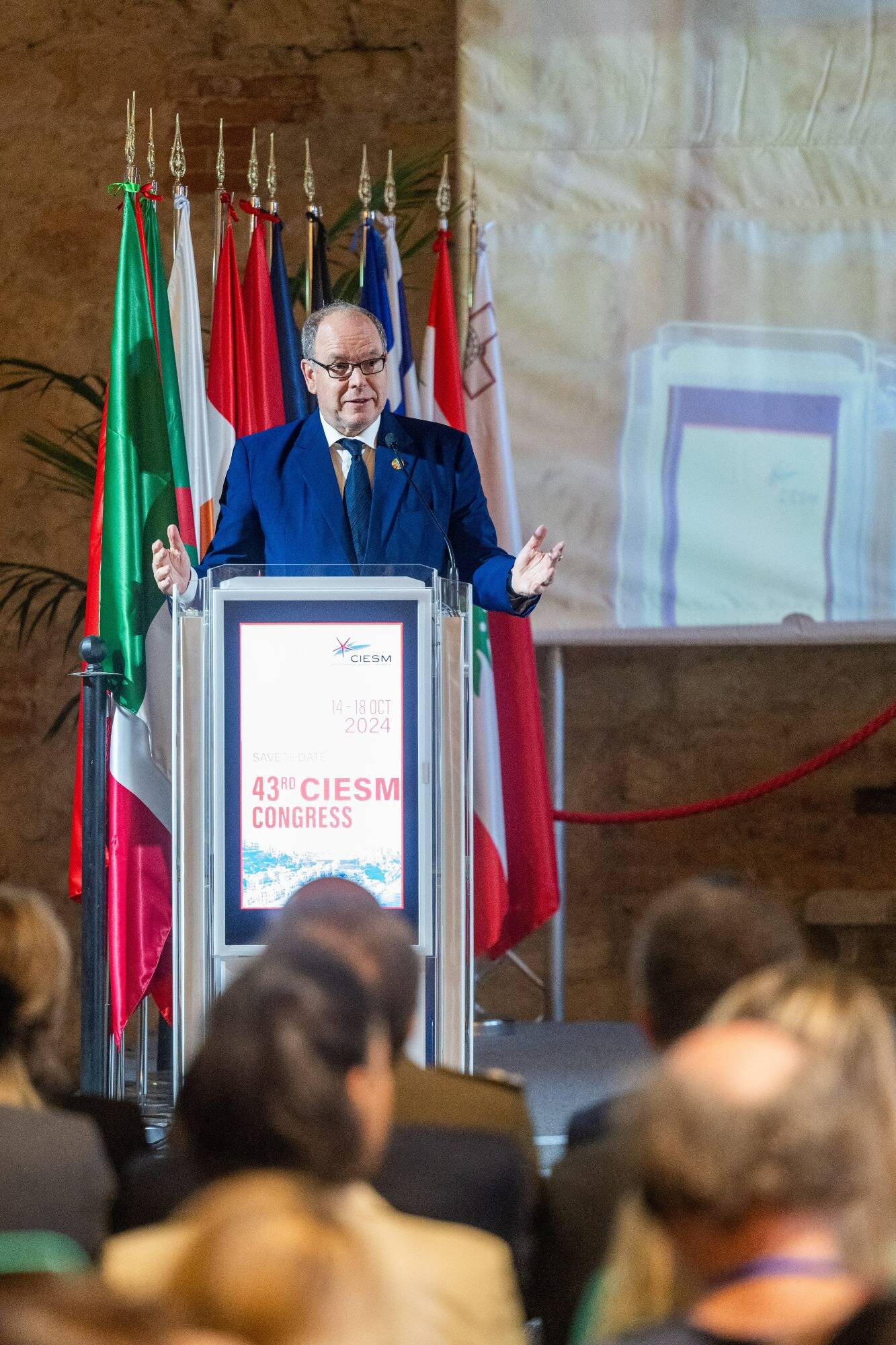 À Palerme, le prince Albert II réaffirme les valeurs de la Principauté pour la Méditerranée