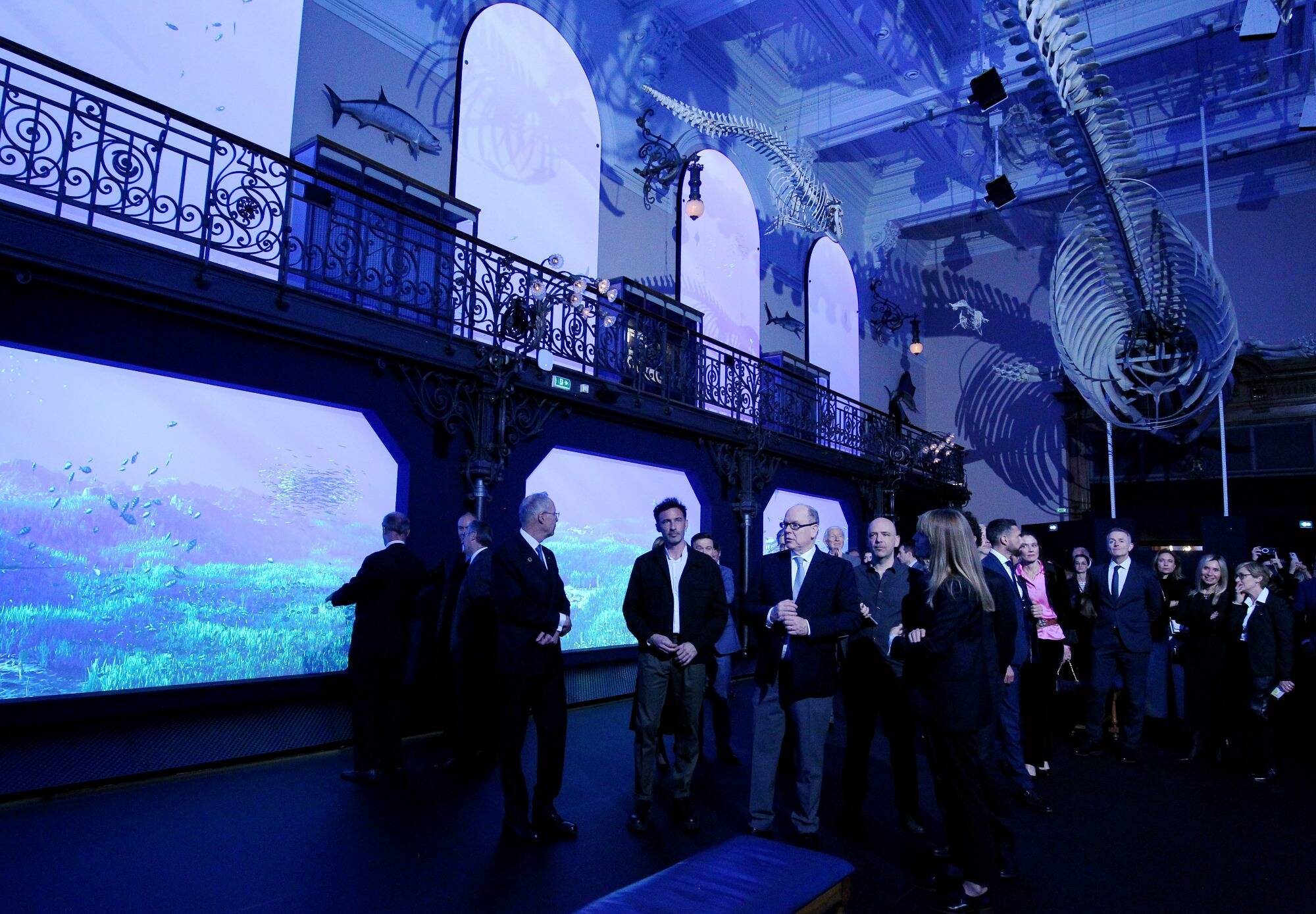 À Monaco, le prince Albert II inaugure la nouvelle exposition du Musée océanographique "Méditerranée 2050"