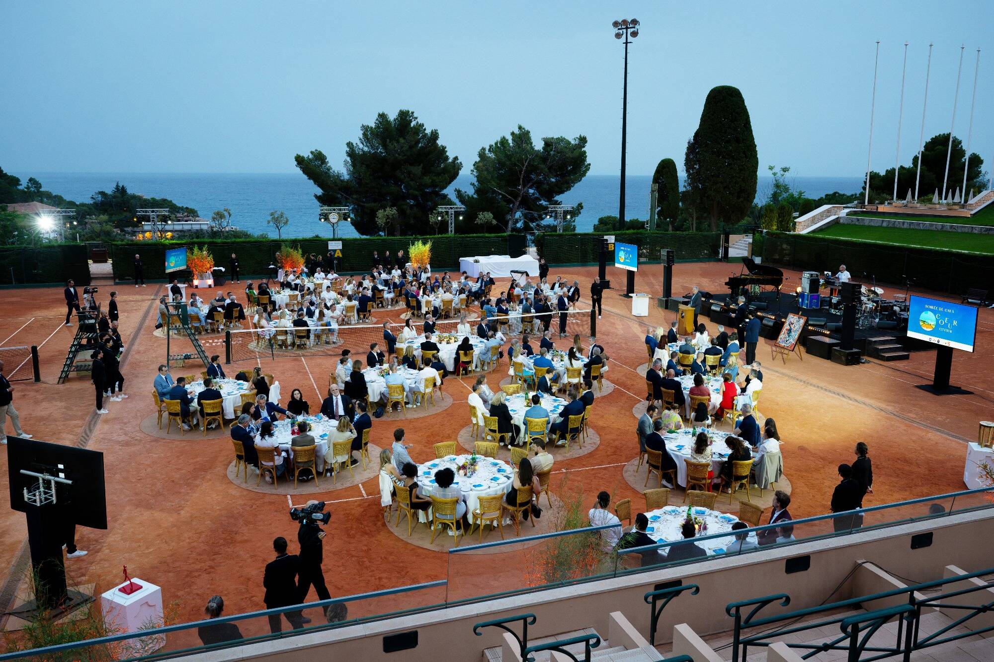 Récit de la première soirée de gala "CSur central" en faveur de la lutte contre le cancer au Monte-Carlo Country Club