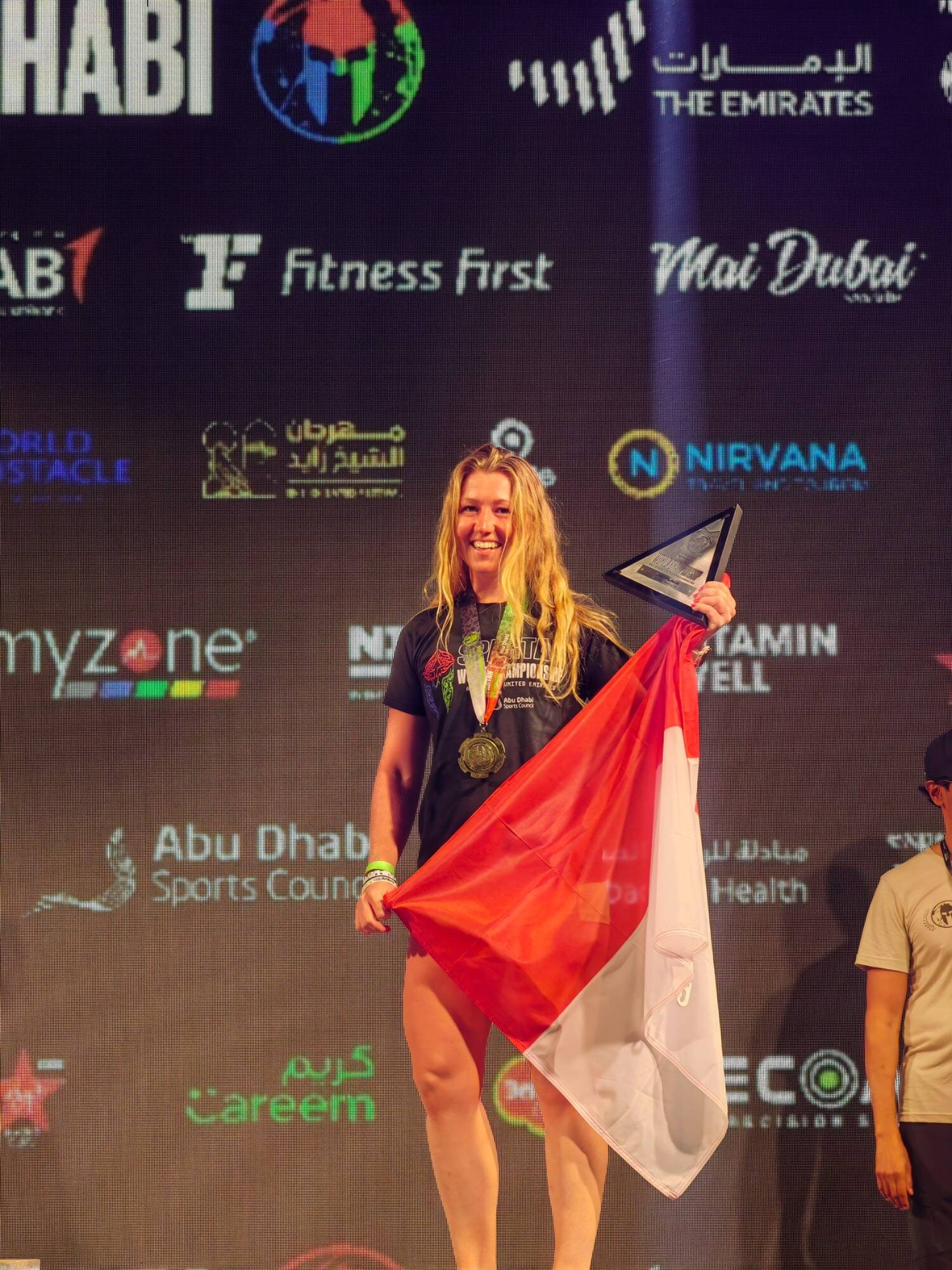 L'athlète monégasque Manon Poyard décroche l'argent au championnat du monde de la Spartan Beast à Abu Dhabi