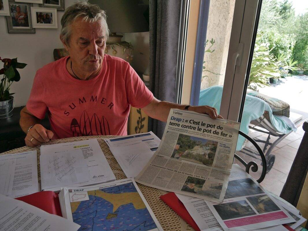 "On est complètement désarmé": ils peinent à se faire rembourser, le combat pour les sinistrés de Drap se poursuit