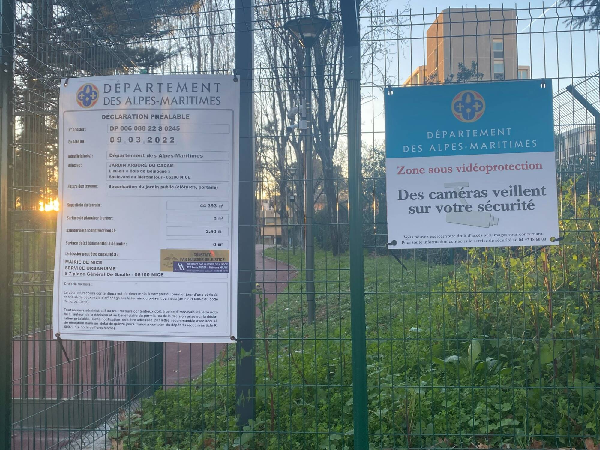 Un jardin public "privatisé" par le Département? Nouveau bras de fer politique à Nice