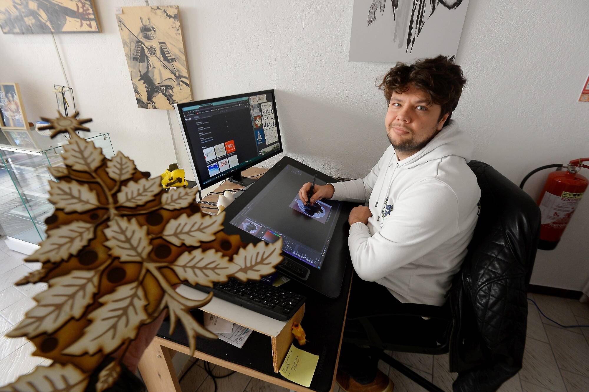 L'Asie inspire cet artiste talentueux qui a posé ses crayons et équipements high-tech à Saint-Raphaël