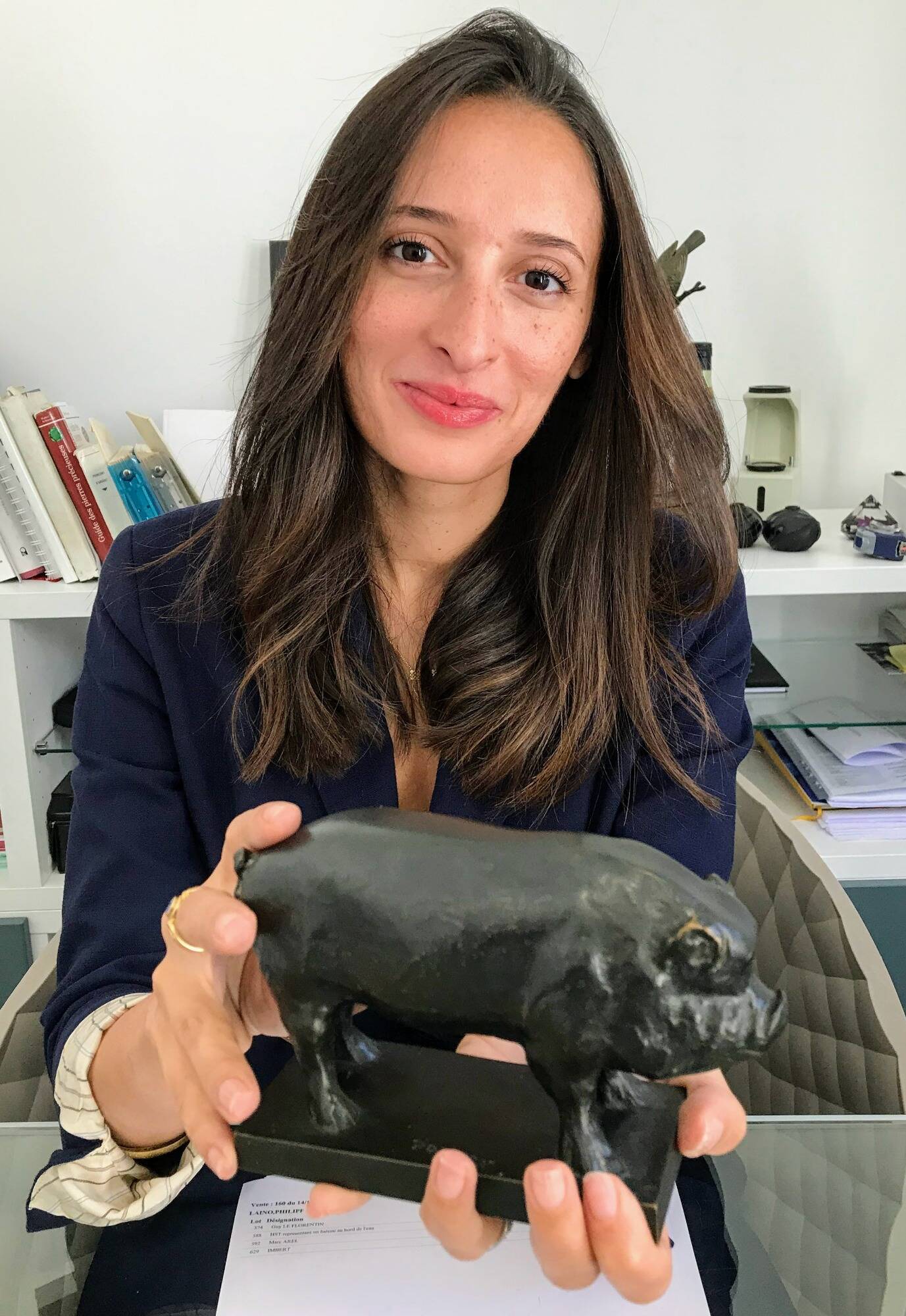 Le Cochon du Yorkshire de François Pompon a été vendu plusieurs dizaines de milliers d'euros aux enchères à Ollioules