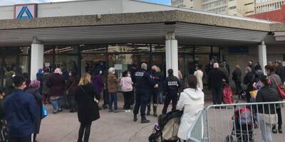 Ils font la queue pour l'ouverture d'un supermarché à Toulon!