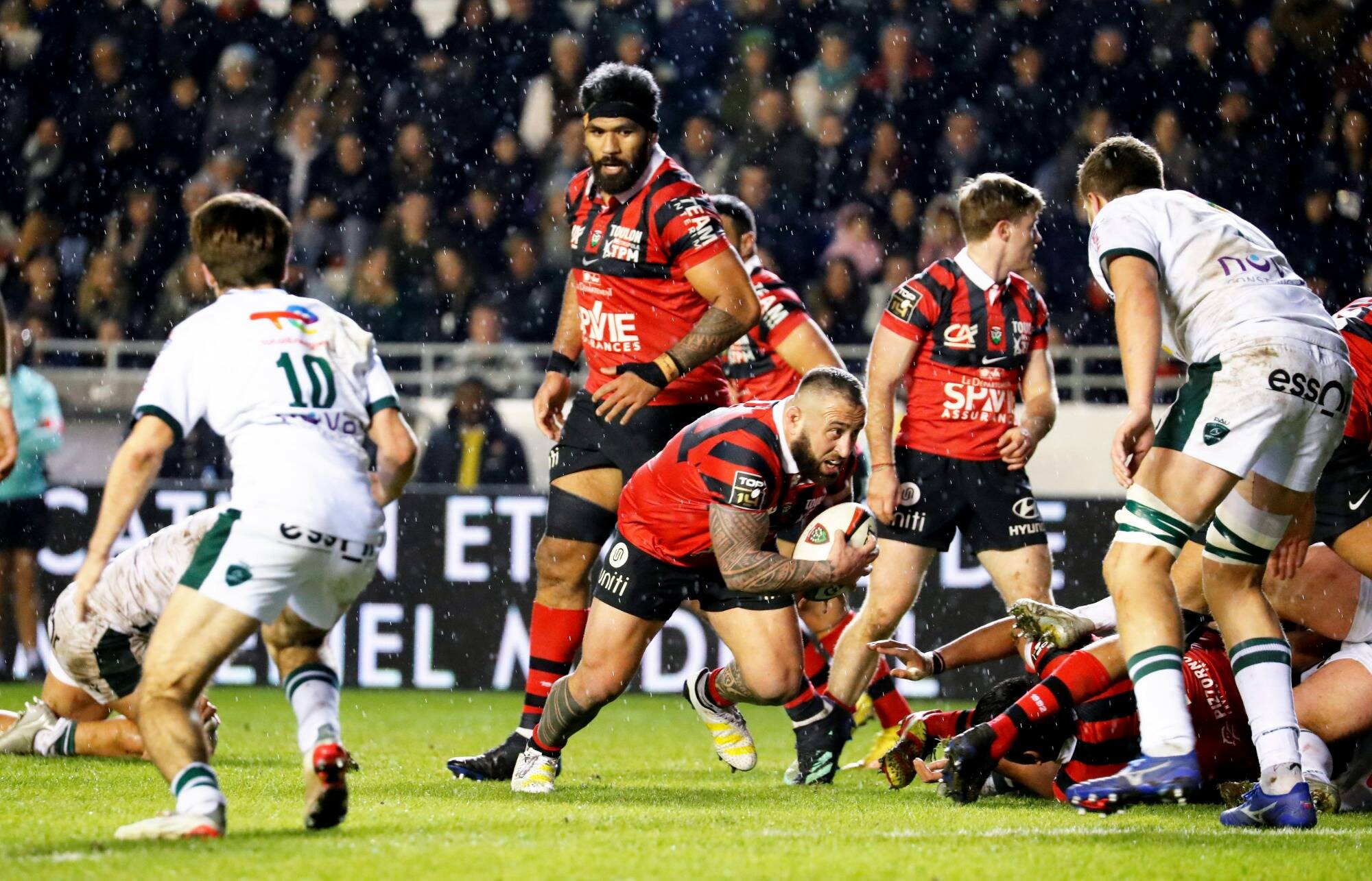 Toulon bute sur la défense du Stade Français (6-0 à la mi-temps)