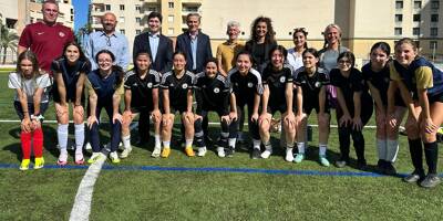 En exil depuis 2021, l'équipe d'Afghanistan féminine de football en visite à l'International School of Monaco