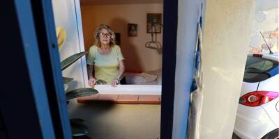 A 82 ans et handicapée, Andreina vit dans un obscur appartement ressemblant à un garage
