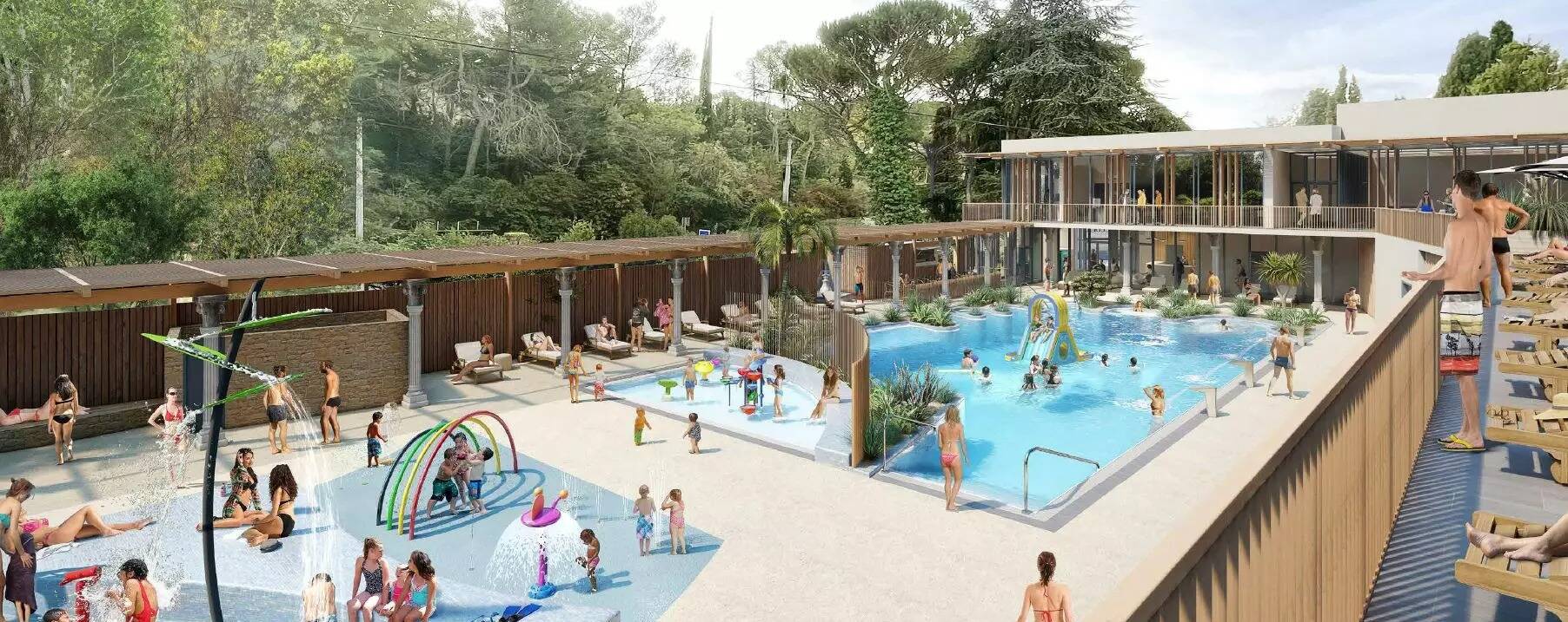 Le projet de la nouvelle piscine municipale à Valbonne dévoilé - Nice-Matin